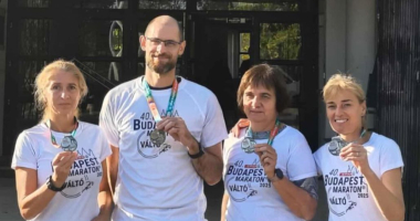 Tanáraink hétvégén a SPAR Maratonon voltak!