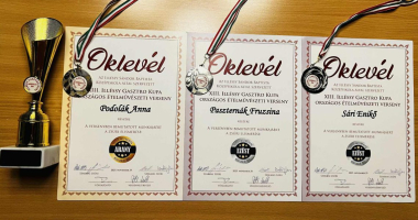 XIII. Illéssy Gasztro Kupán arany és ezüst