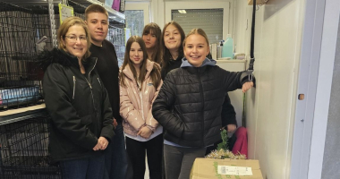 Vásárhelyis diákok adományoztak