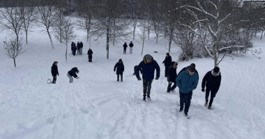 2026-os év első, havas testnevelés órái