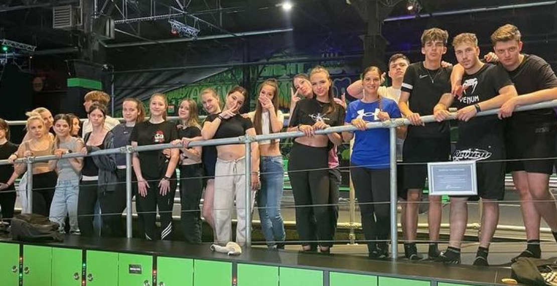 Rendhagyó testnevelésórán a 10.D
